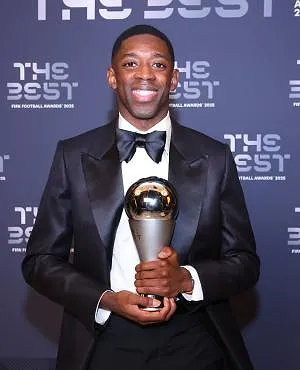 Après le Ballon d’Or, Ousmane Dembélé remporte le Trophée « The Best » !