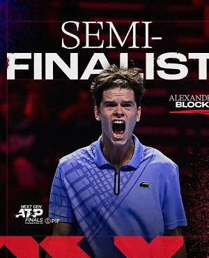 Next Gen ATP Finals : Alexander Blockx qualifié pour les demi-finales !