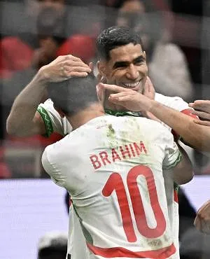 Prestation chirurgicale du Maroc qui écarte le Cameroun en 1/4 de finale (2-0)