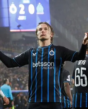 Le Club de Bruges s’impose face à Marseille et se qualifie pour les barrages de la Ligue des champions