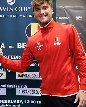 Coupe Davis : chef de file en l’absence de Bergs, Raphaël Collignon s’attend à «un week-end difficile»