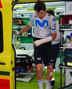 Cian Uijtdebroeks a chuté à Valence : les premiers retours ne sont pas très bons