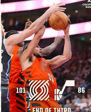 Toumani Camara et Portland s’imposent à Utah avant la pause du All-Star Weekend