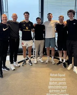 Réunion entre plusieurs Diables Rouges : quand Meunier, De Bruyne et Vertonghen font leur revalidation ensemble