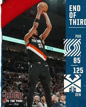 Portland et Camara dominés de 54 points à Denver, OKC, sans Mitchell, victorieux