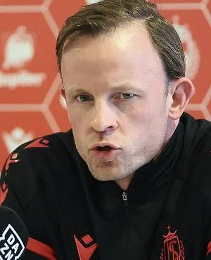 Vincent Euvrard donne des nouvelles sur l’infirmerie du Standard ! - Standard's head coach Vincent Euvrard pictured during a press conference of Belgian soccer team Standard de Liege, Friday 30 January 2026 in Liege, on the next game, a clasico against RSC Anderlecht, in the 'Jupiler Pro League' first division of the Belgian championship. BELGA PHOTO BRUNO FAHY