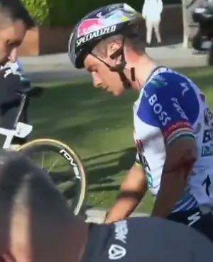 Voici l’image du trou qui a provoqué la chute de Remco Evenepoel au Tour de Catalogne (photo)