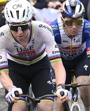 Tour des Flandres : la sanction de l’UCI est tombée pour Tadej Pogacar et Remco Evenepoel