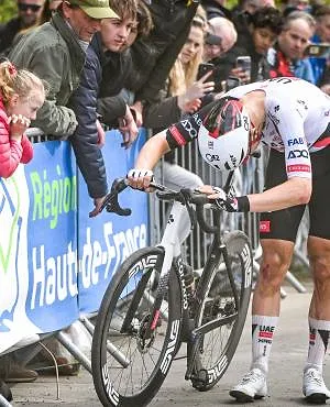 Plus de peur que de mal : Florian Vermeersch au départ de la Flèche brabançonne