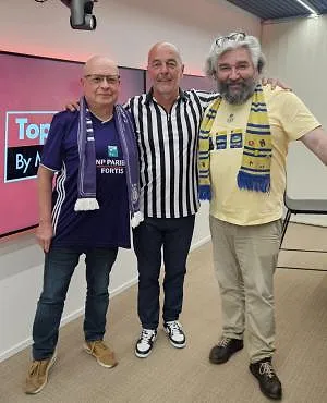 Derby bruxellois, Genk – Standard... : Marc Delire préface les affiches du week-end dans Top Prono avec deux fans !