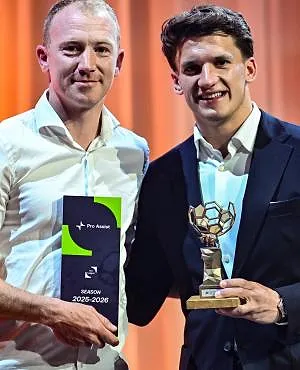Christos Tzolis est le Joueur de la saison 2025/2026 de Pro League !