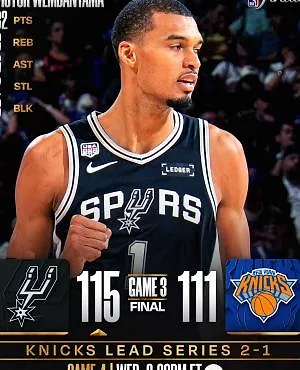 NBA : San Antonio s’impose à New York et relance la finale (vidéo)