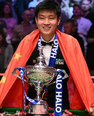 WK snooker: Zhao Xintong is eerste Aziaat op erelijst