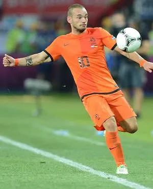 Voor Wesley Sneijder hoort Engeland niet bij de vier favorieten voor het WK!
