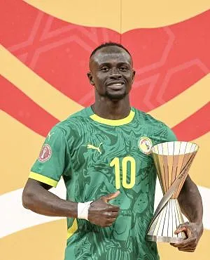 Afrika Cup: senegalese kapitein Sadio Mané tot beste speler van het toernooi verkozen