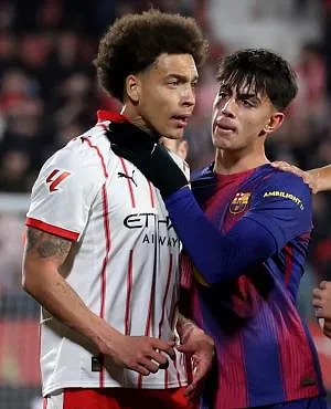 Hij mocht er niet langs: de zware fout van Axel Witsel op Lamine Yamal op video