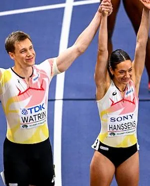 WK indoor: Belgian Waffles bezorgen België goud op de 4x400 m!