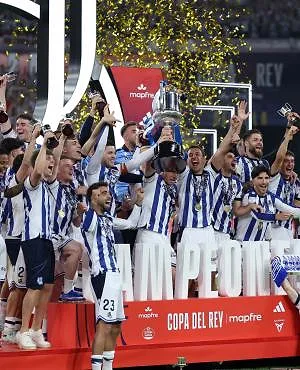 Copa del Rey: Real Sociedad verslaat Atlético Madrid in finale na strafschoppen en wint Spaanse beker