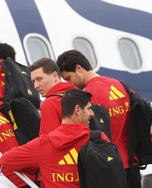 Rode Duivels op Brussels Airport opgestegen naar Seattle