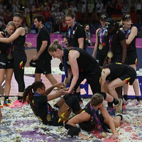 Les magnifiques images de célébrations des Belgian Cats après leur exploit ! (vidéos)