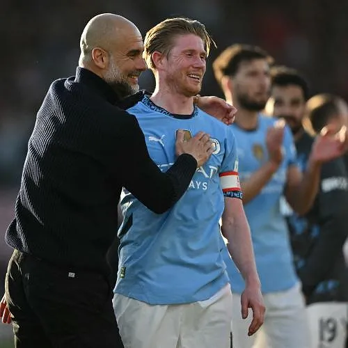 Pep Guardiola avant Man City-Naples : « Si j’ai hâte de retrouver De Bruyne ? Oui, mais après le match »