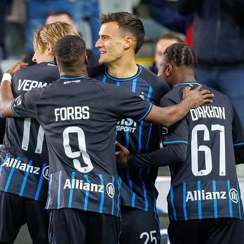 Le Club de Bruges possède l’éventail de résultats le plus large possible pour cette dernière journée !