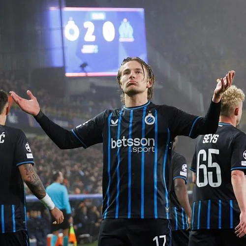 Le Club de Bruges s’impose face à Marseille et se qualifie pour les barrages de la Ligue des champions