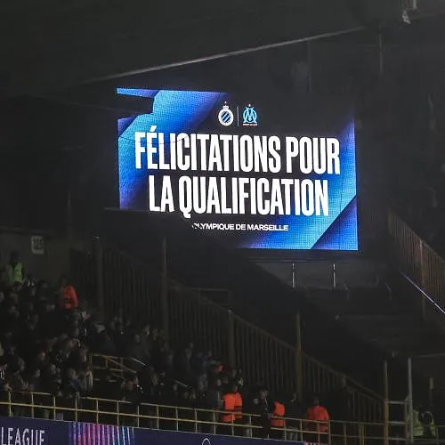 « Félicitations pour la qualification, Olympique de Marseille » : quand Bruges félicite ses adversaires, un peu trop tôt !