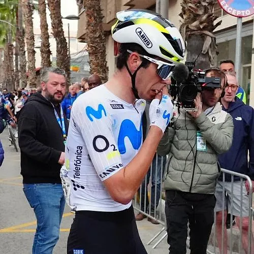 Abandon pour Cian Uijtdebroeks mais pas de fracture décelée