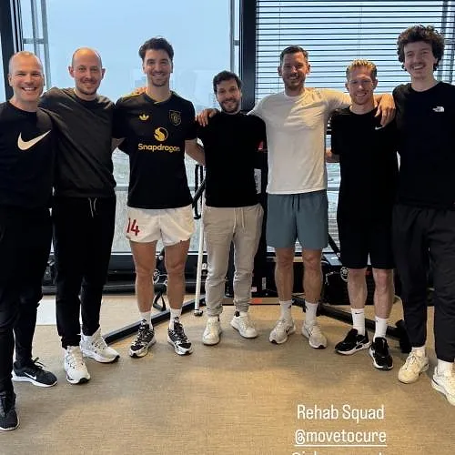 Réunion entre plusieurs Diables Rouges : quand Meunier, De Bruyne et Vertonghen font leur revalidation ensemble