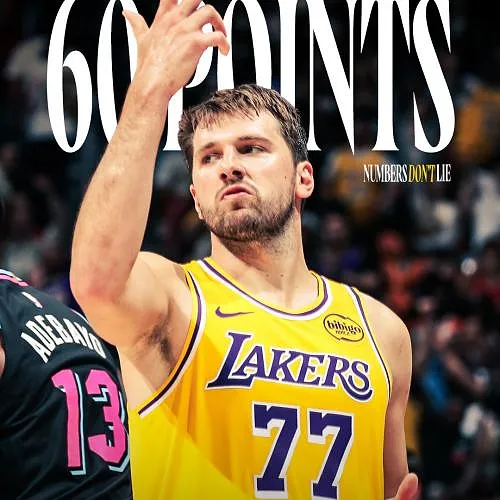 Luka Doncic, premier Laker à planter 60 points depuis Kobe Bryant, les Spurs et Wemby qualifiés pour les playoffs