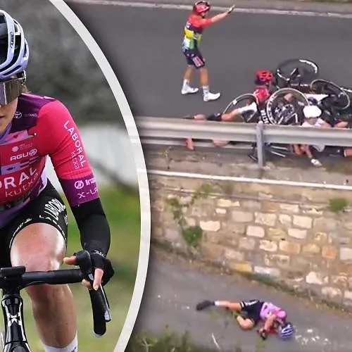Horrible chute sur Milan-San Remo féminin : les nouvelles sont bonnes pour Debora Silvestri