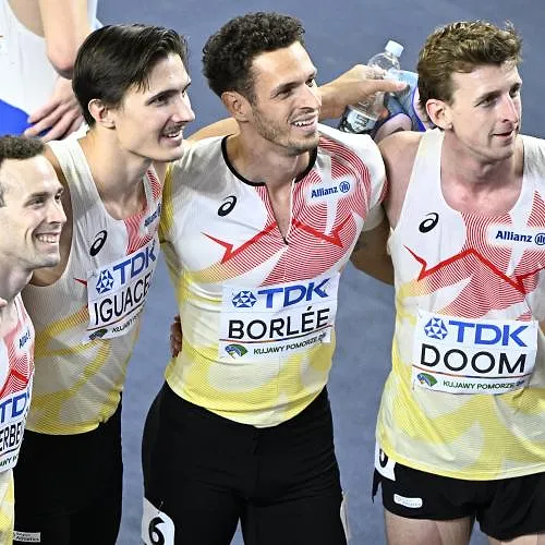 Médaille d’argent pour les Belgian Tornados sur le 4x400 mètres !