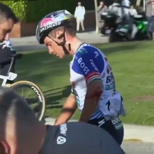 Voici l’image du trou qui a provoqué la chute de Remco Evenepoel au Tour de Catalogne (photo)