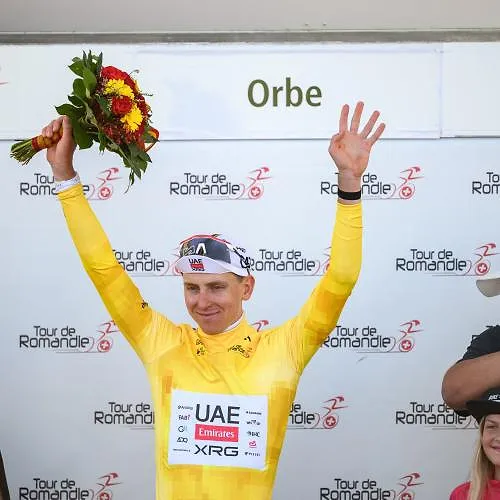 Tadej Pogacar remporte la quatrième étape du Tour de Romandie et conforte son avance au général