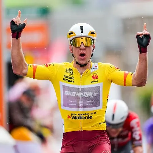 Tour de Wallonie : le Néo-Zélandais Ben Oliver fait coup double en remportant la dernière étape