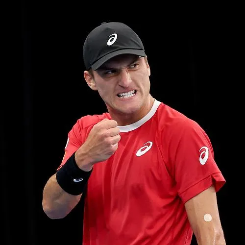 Davis Cup-stunt: Raphaël Collignon verslaat Alex de Minaur - Belga