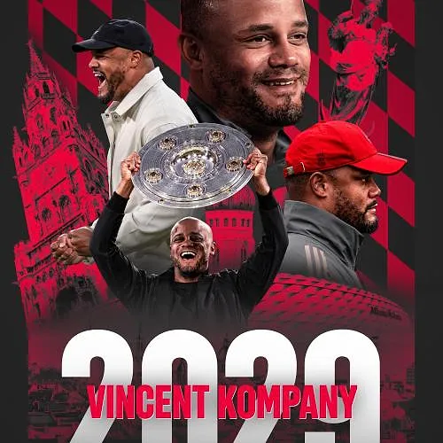 Vincent Kompany verlengt contract als coach van Bayern München tot 2029