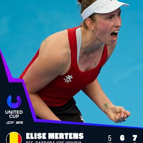 United Cup: Elise Mertens en Zizou Bergs loodsen België voorbij Tsjechië naar halve finales