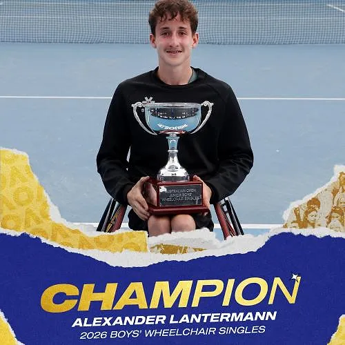 Australian Open : rolstoeltennissers Luna Gryp en Alexander Lantermann veroveren titel op juniorentoernooi