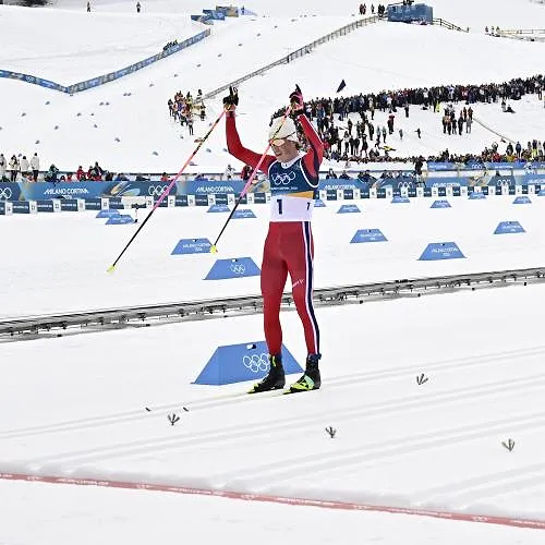 OS 2026 : noorse langlaufer Klaebo wint ook massastart en dikt recordaantal titels verder aan