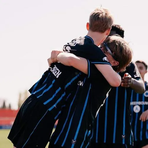 Club Brugge walst over Atlético (0-4) en plaatst zich voor Final Four Youth League!