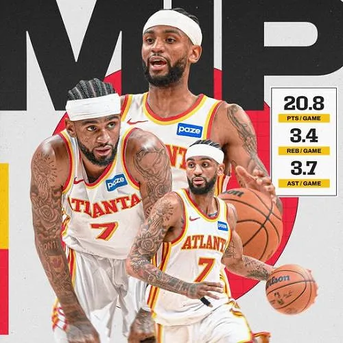 NBA: Nickeil Alexander-Walker (Atlanta) uitgeroepen tot MIP van het seizoen!