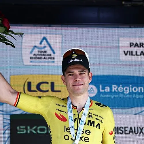 « Winnen is altijd plezant » : Wout van Aert blij met zijn prestatie zonder 100 % te zijn