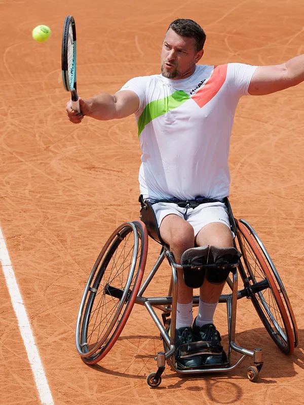 Clap de fin pour Joachim Gérard qui a joué son dernier match en simple