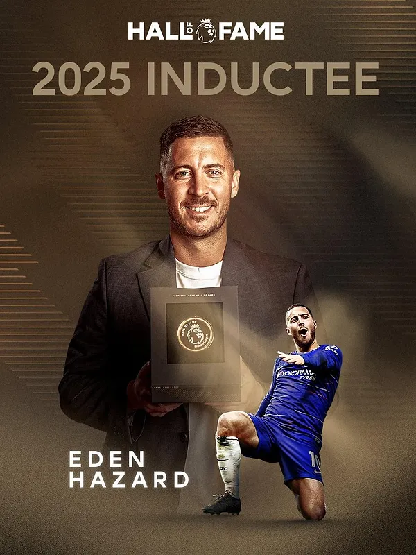 Eden Hazard intronisé au Hall of Fame de la Premier League : « C’est incroyable »