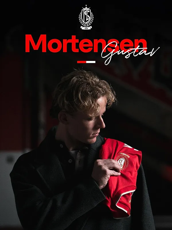 Het is officieel: Gustav Mortensen versterkt Standard Luik en zet de wintertransferperiode van de Rouches in gang