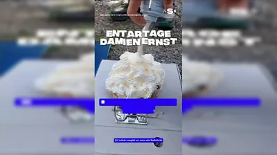 Damien Ernst violemment agressé à la tarte à la crème fraîche en plein cours à l’Université de Liège !