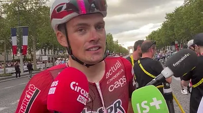 « Petit kiff au début et petit kiff à la fin dans Montmartre » : Baptiste Veistroffer revient sur son premier Tour de France