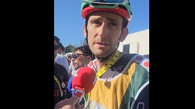 De reactie van Tiesj Benoot na de 19de etappe van de Tour de France.